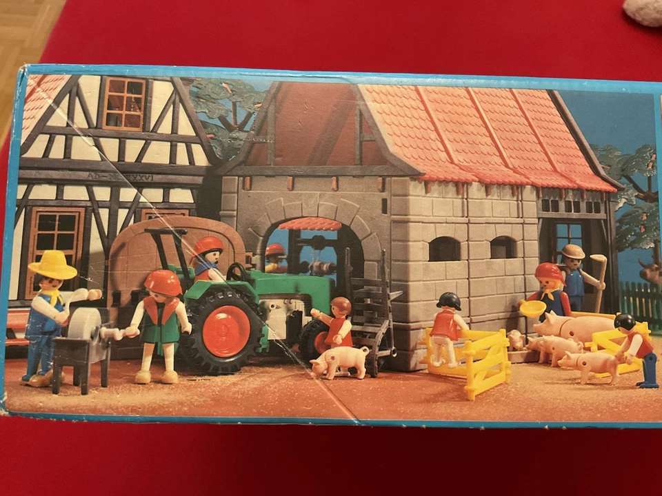 Playmobil 3556 (V1) 1982/83 Bauernhof NEU & OVP - Bild 2 von 4