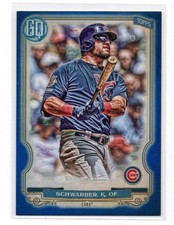 2020 Topps Gypsy Queen Kyle Schwarber Blue /150 - #170