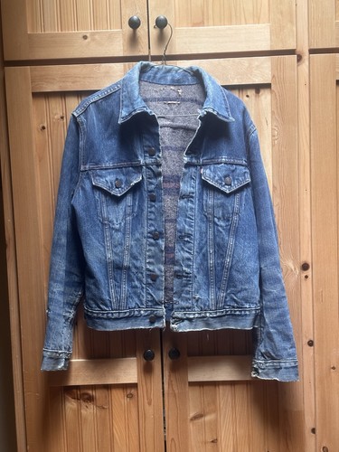 VINTAGE 1960’S LEVI’S BIG E TYPE 3 LINED DENIM TRUCKER JACKET MADE IN USA 559
