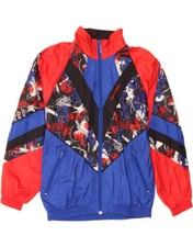 LINEA PRIMERO Mens Oversized Tracksuit Top Jacket Small Multicoloured CF01