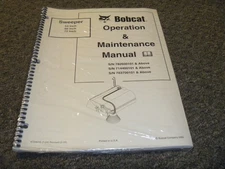 Bobcat 54-Inch Sweeper Operator & Maintenance Manual SN 782600101-Up xo