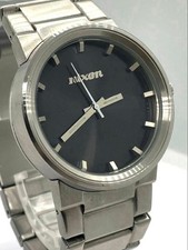 NIXON Quartz Black Dial Stainless Steel Men's Wristwatch