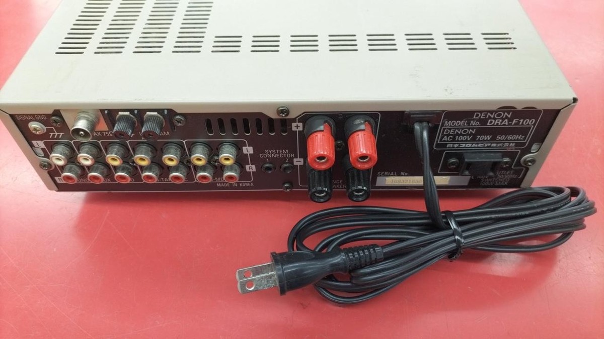 DENON デノン デンオン DRA-F100 FM/AMチューナー内蔵アンプ(DENON