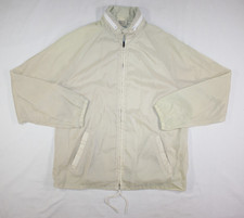 Vintage Sears Jacket Men's M Windbreaker Nylon Thin Lightweight 70s 80s Beige
