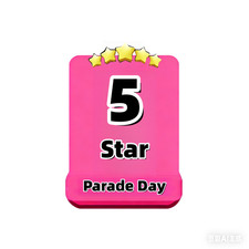 Monopoly Parade Day 5 Stars Go Sticker Set14-9