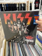 KISS 4LP Box Set Sonic Boom Barcelona Tour 2010 Splatter Vinyl + 4 Patches