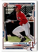2021 Bowman Draft #BD-101 Aaron Zavala 1st Bowman