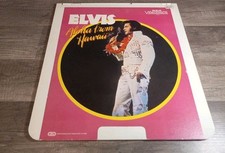 Elvis Aloha From Hawaii RCA CED Video Disc Good Used Condition