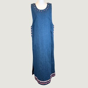 christopher and banks denim dress Buy Vintage Christopher & Banks Denim Jumper Dress Online in India