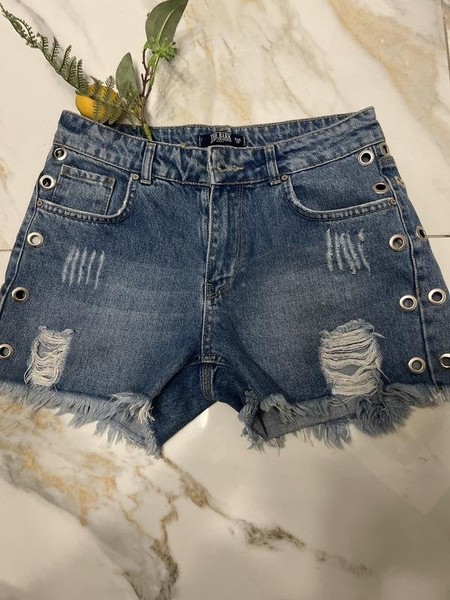 Women Barker Shorts Navy Denim 36 / S / 44