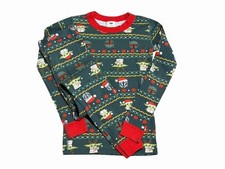 Hanna Andersson Star Wars Mandalorian Grogu Baby Yoda Christmas Pajamas 130 8