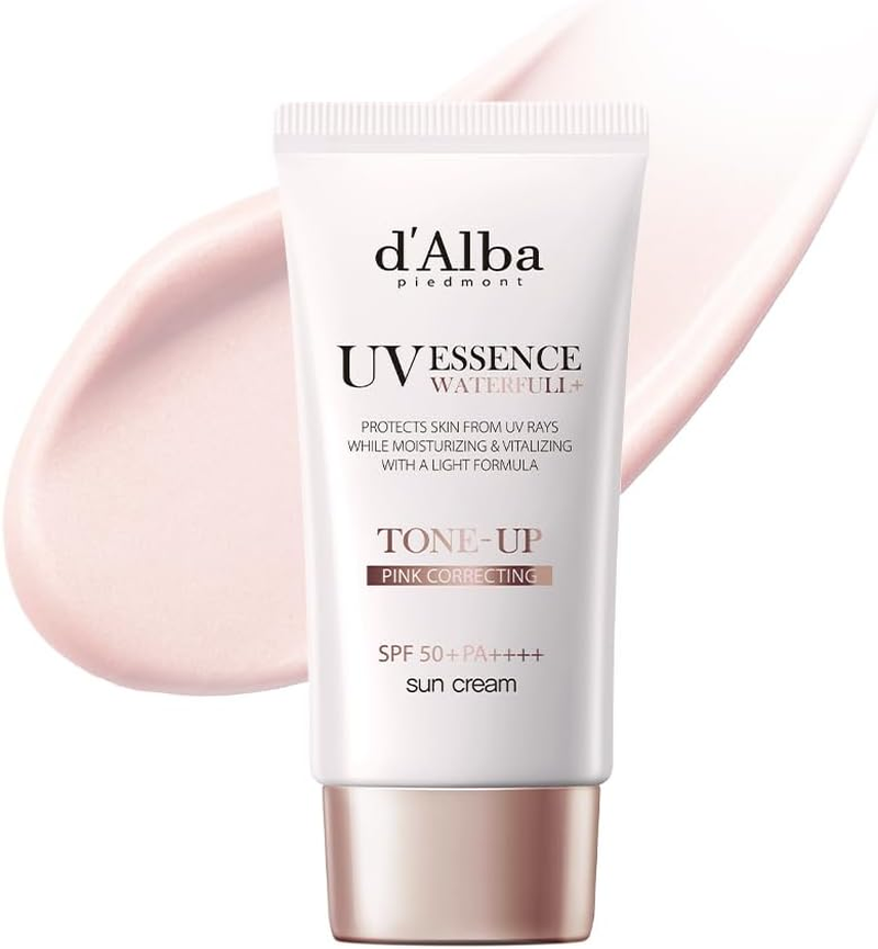 D'Alba Italian White Trufe Waterfull Tone-Up Suncreen SPF 50+ Pa++++,Vegan Hybri