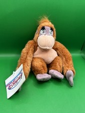 Vintage The Disney Store W/Tags 8" Mini-Bean Bag KING LOUIE From Jungle Book