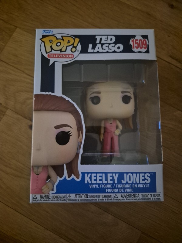 BRAND NEW! COLLECTOR FUNKO POP! TELEVISION TED LASSO KEELEY JONES #1509 FIGURE!