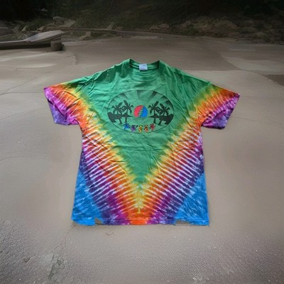 Grateful Dead Vintage Shirt Tie Dye ''Dancing Bears'' XL | Hanes Beefy GDM 1992