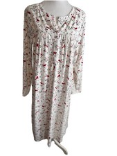 Aria Nightgown Medium Long Gown With Pockets Cardinals Super Soft