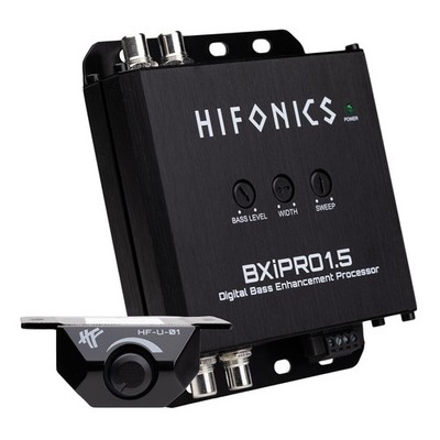 Hifonics BXIPRO1.5 Bass Enhancer, Digital Processor, Dash Mount Remote Control