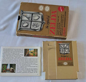 20% OFF - Nintendo The Legend of Zelda Gold Edition NES Game 1985 CIB
