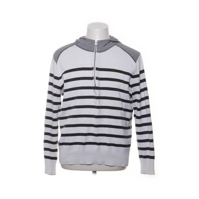 Zegna Sport, Kapuzenpullover, Größe: L, Weiß/Schwarz/Grau #tCH
