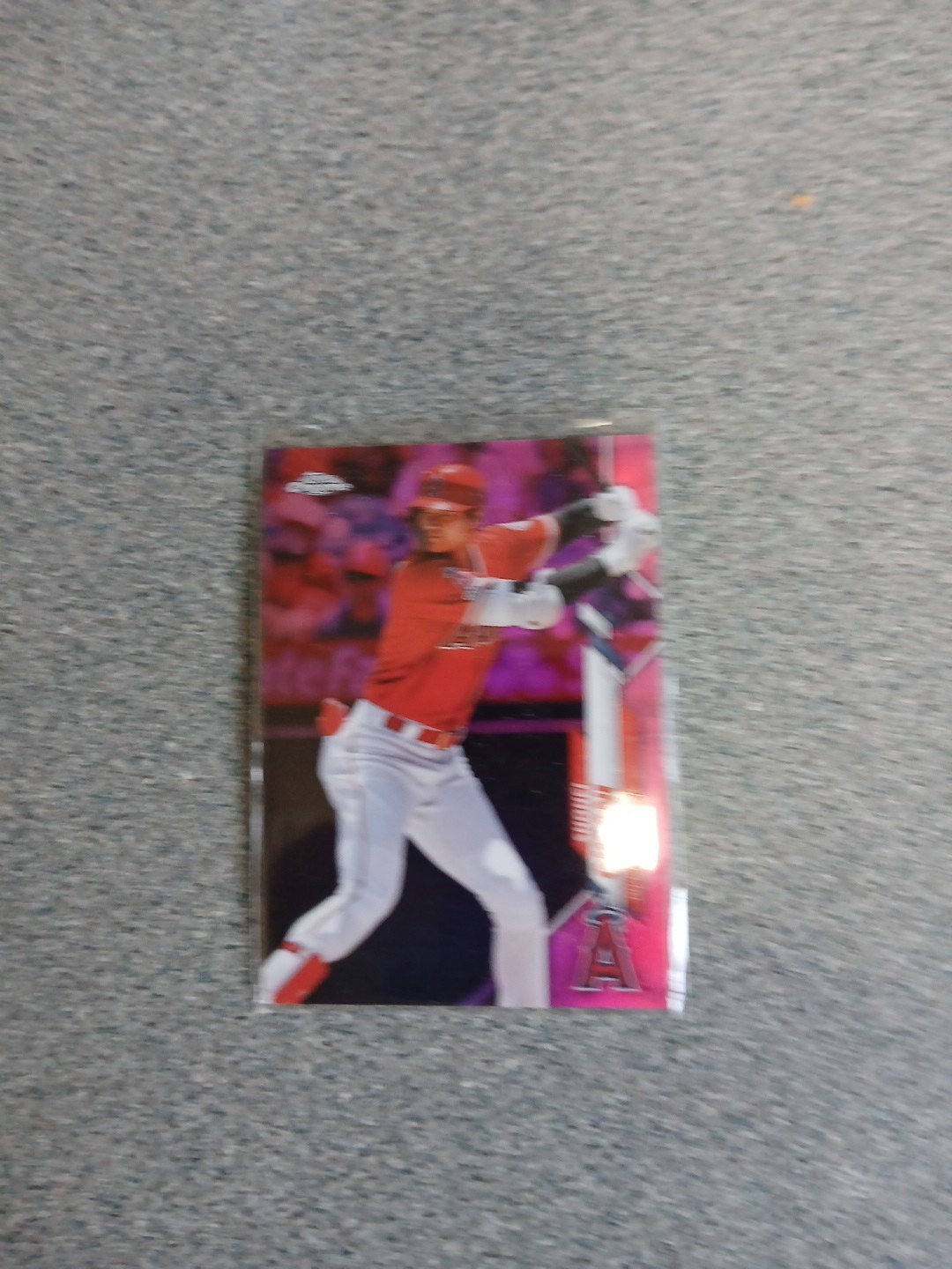 Shohei Ohtani 2020 Topps Chrome Pink Refractor # 21