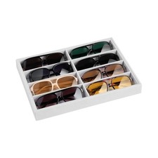 Sunglass Organizer,Velvet Glasses Organizer,8-Slot Sunglasses Tray for Drawer...