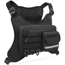 Chest Bag for Men Women, Outdoor Sports Running Vest Bag, Chest Pack for Runn...