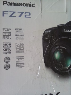 Panasonic LUMIX DMC-FZ72 16.1MP Digitalkamera - Schwarz  neu
