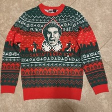 NEW Buddy The Elf Ugly Christmas Sweater Santa I Know Him Size Small