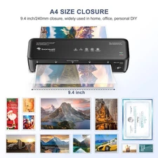 Professional Laminator Never Jam Tech Thermal Docs Posters Photos Office School