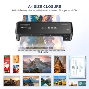 Professional Laminator Never Jam Tech Thermal Docs Posters Photos Office School
