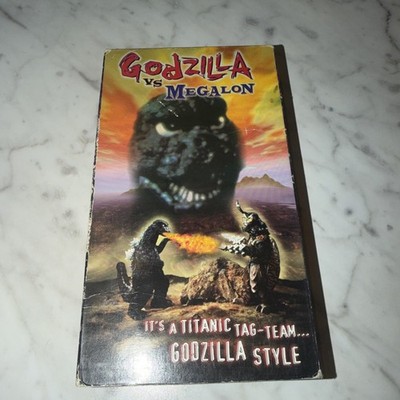 Godzilla Vs Megalon VHS 1996) 1973 Gigan Kaiju Gojira Toho Fukuda CULT CLASSIC