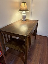 Library Table Antique, Oak, Arts and Crafts Early 1900’s