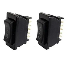 2 X 5 Pin Universal Car Power Window Switch UP/Down Control Lift RV Sl Size: 2