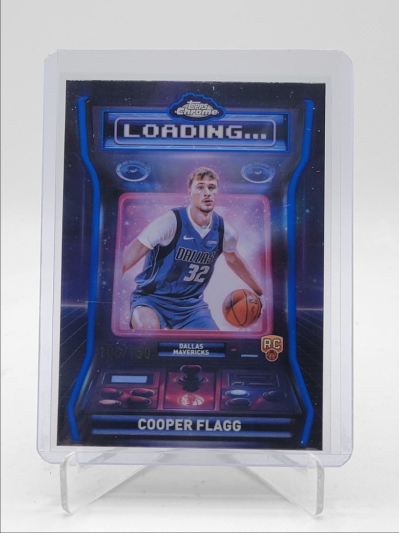 COOPER FLAGG 2025-26 TOPPS CHROME LOADING ROOKIE BLUE REFRACTOR RC /150 Q5692
