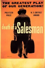 DEATH OF A SALESMAN GREATEST PLAY WINNER BROADWAY THEATER VINTAGE POSTER REPRO