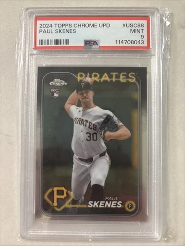 2024 Topps Chrome UPD Paul Skenes Rookie PSA 9