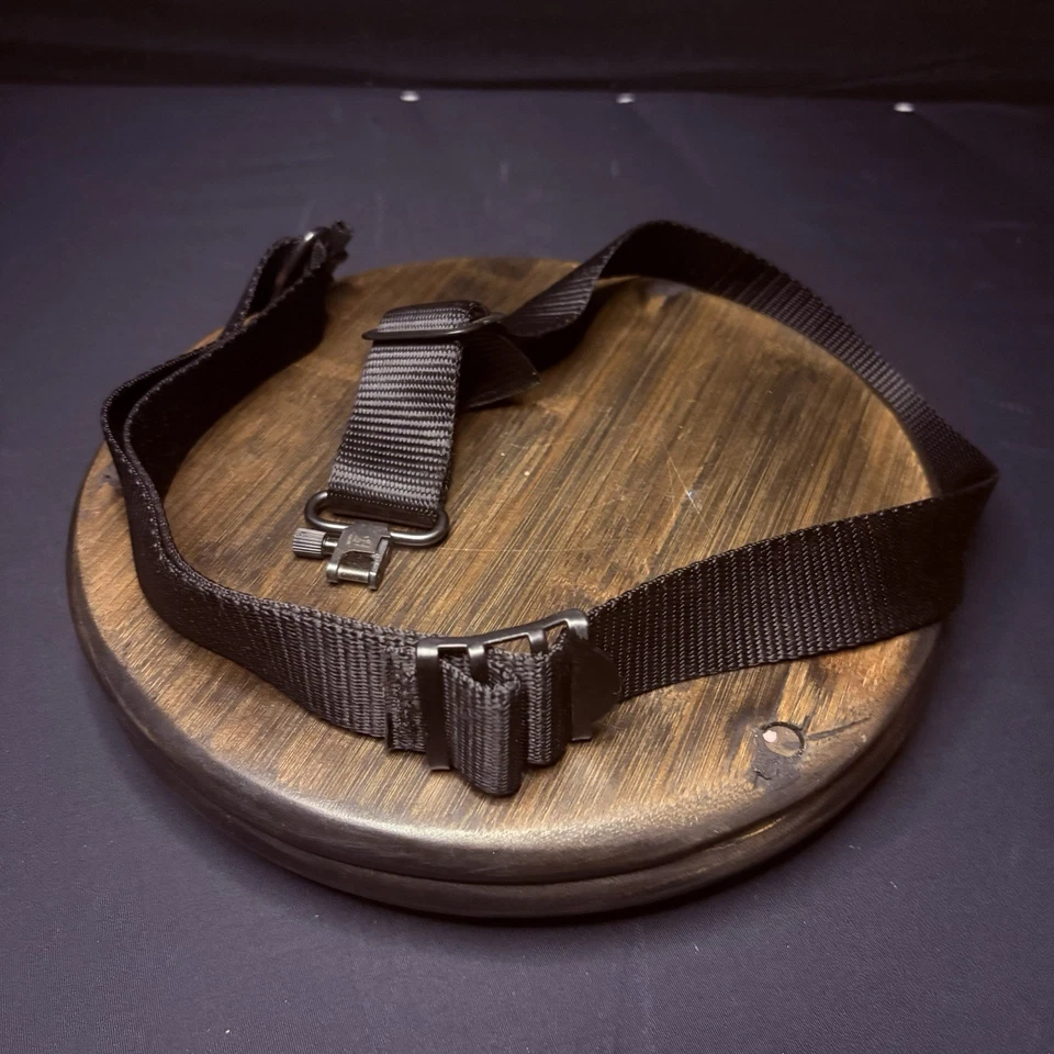 Eslinga de rifle ajustable de nailon y soportes de desmontaje rápido correa de nailon de 1" Foto 2 de 4