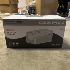 Short Throw Projector with 4k Support, Built-in Android 13, Electric Focus