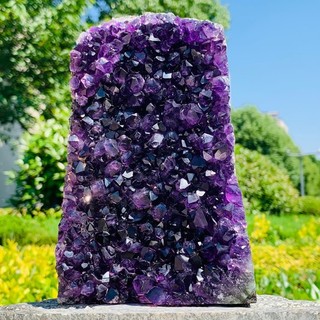 3.81LB High Quality Natural Amethyst quartz cluster crystal specimen Healing