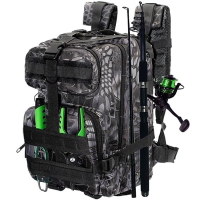 Lightweight Fishing Tackle Backpack Professional Water-Resistant All-in-One 