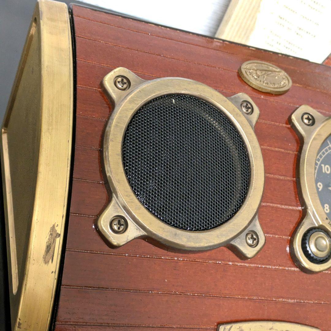 スピリット オブ セントルイス ラジオ 箱付き 時計 ミッドセンチュリー Spirit of St. Louis Radio Clock w/Box Mid-Century Interior