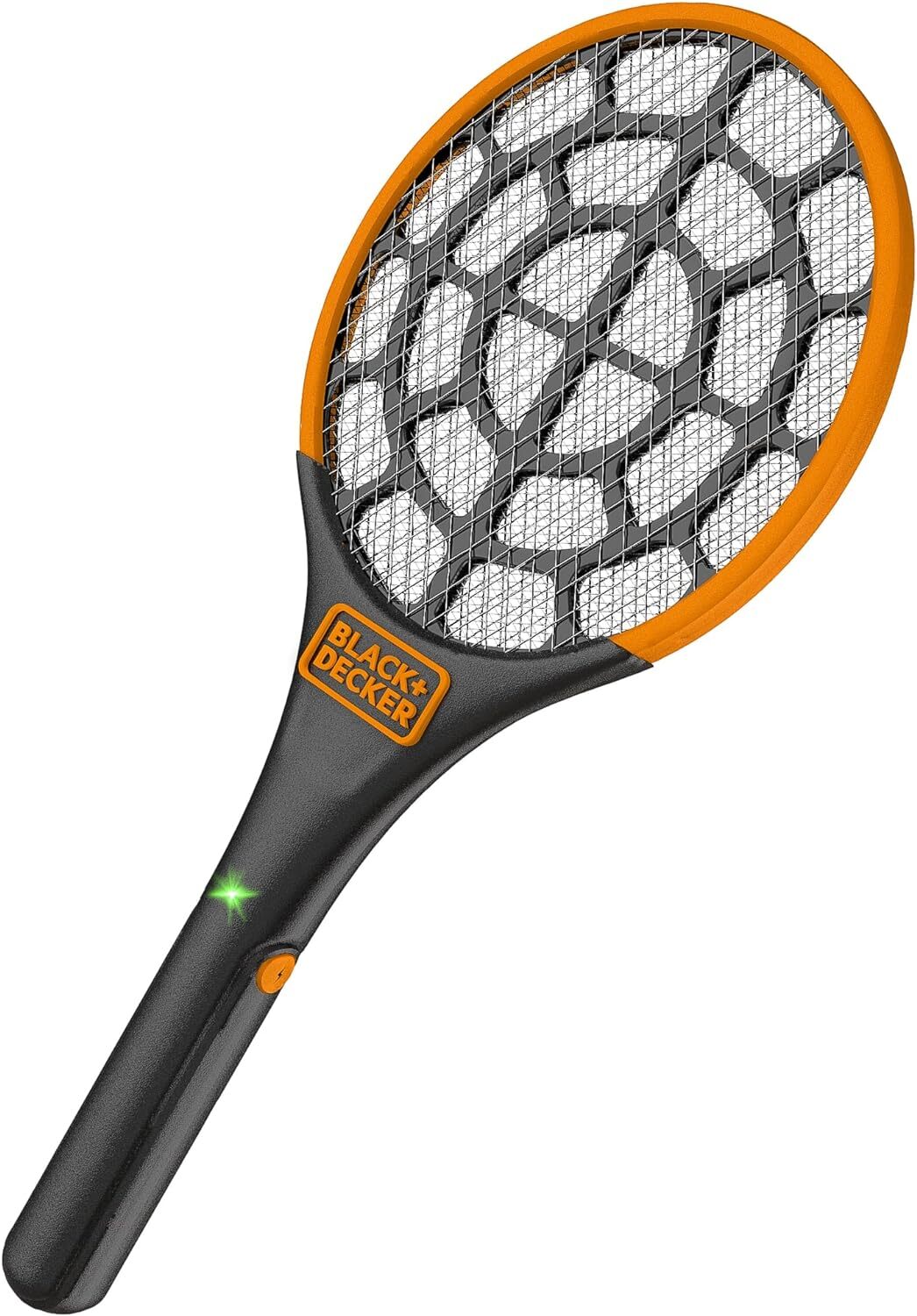 Black + Decker Electric Fly Swatter Battery Powered Tennis Racket