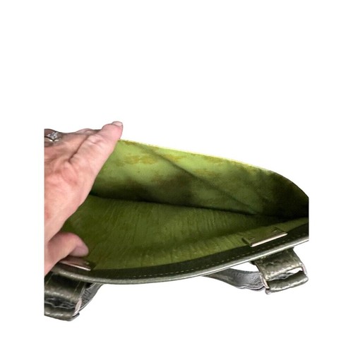 70s RETRO Vintage Samsonite Silhouette Weekender Bag Luggage Avocado Green Keys - Picture 6 of 9