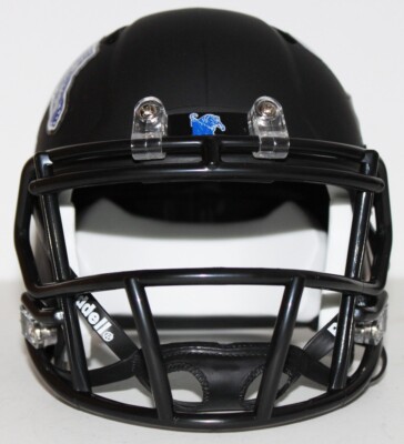 authentic university of memphis football helmet 2023 Memphis Tigers Custom Riddell Mini Helmet vs Southern Methodist  University