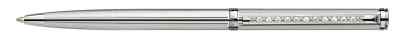 Laban 925 st. silver Ballpoint pen with Swarovski+ two refills (black and blue) 