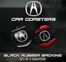 Acura Car Coasters, Acura Accessories, Acura Car Coaster - Rubber