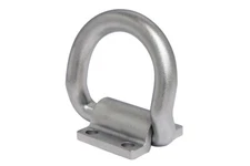 STAINLESS LASHING RING WITH BOLT ON BENT D RING 1", 316 SS