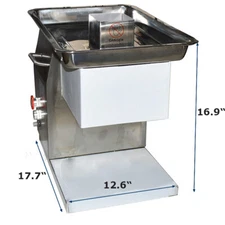 TECHTONGDA Chimney Type Commercial QX Meat Cutter Slicer Body without Blade 110V