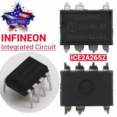 Original 2 Pcs For Infineon ICE2A265Z Integrated Circuit IC Current DIP-7 Pulled