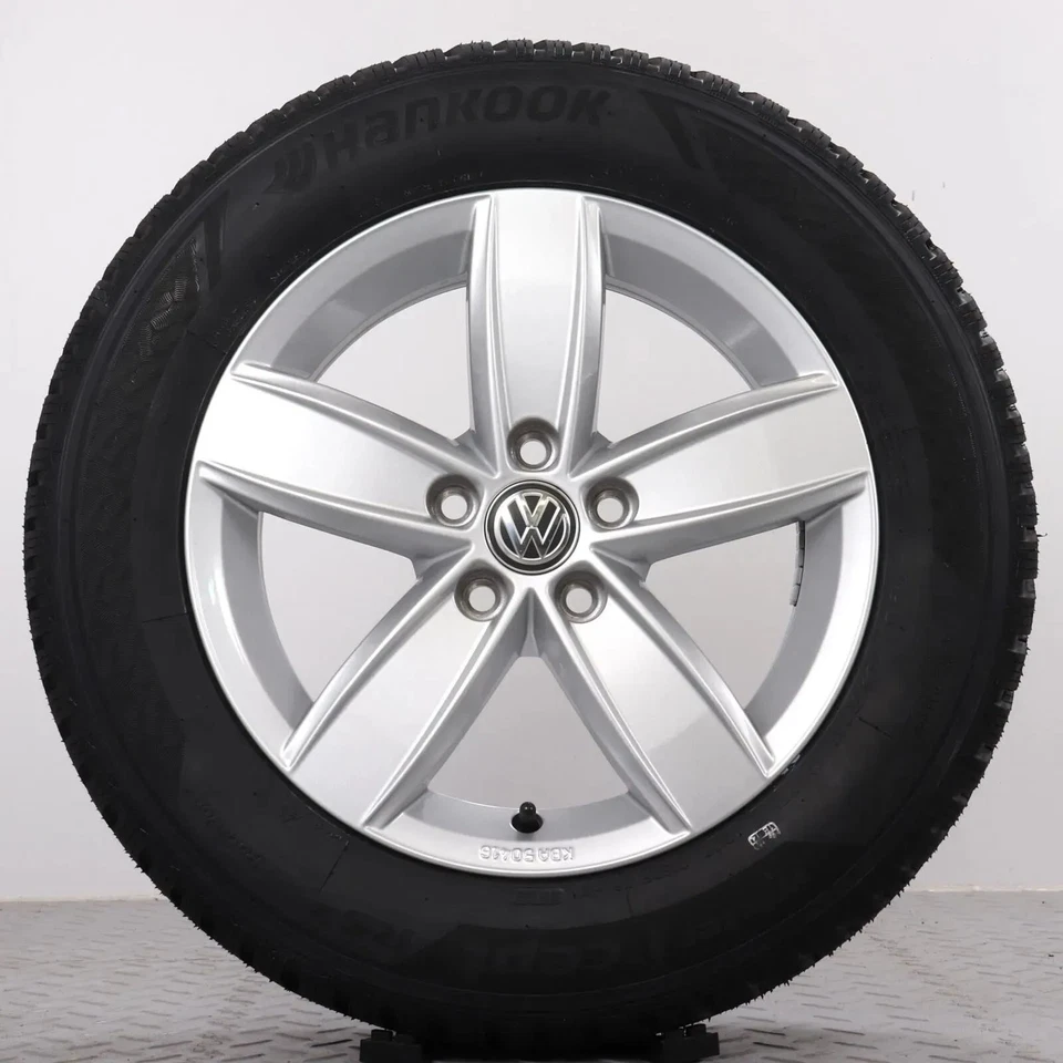 Winterräder VW Polo 6 2G AW 15Zoll Original Alufelgen Winterreifen 185/65R15 NEU - Bild 2 von 4